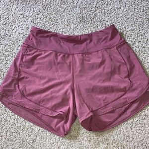 Lulu lemon pink shorts. Size 4